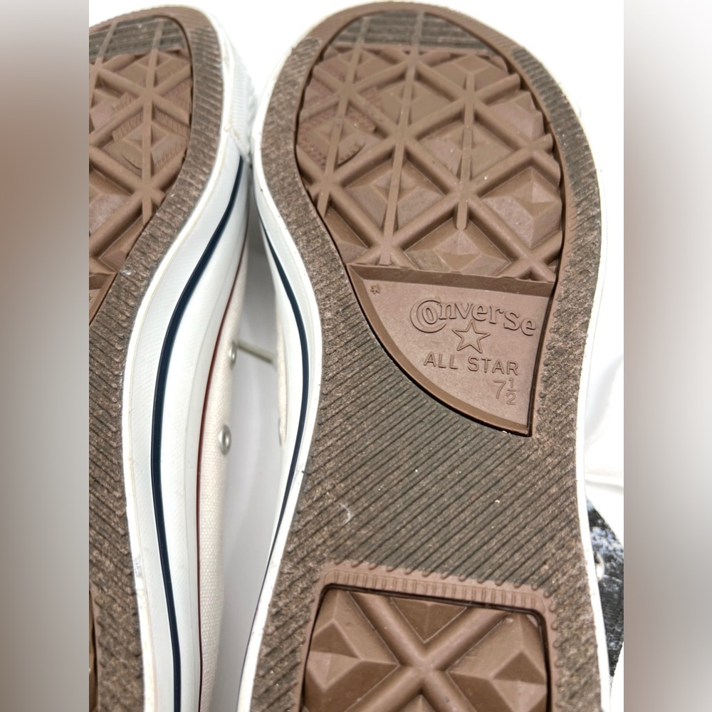 Converse All Star Women's High Top Custom Made Sneakers Fabric-Synthetic 7.5-9.5 - Picture 14 of 14